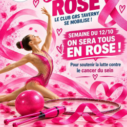 Octobre Rose. La semaine du 12 octobre au 17, nous serons tous en rose.